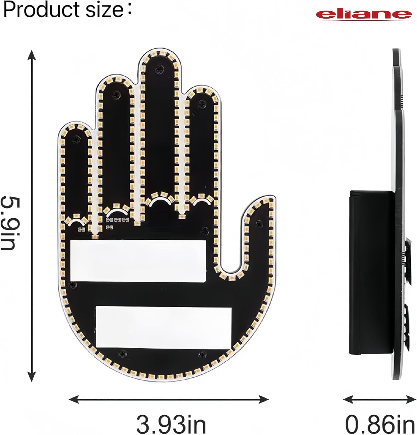 đ„Car Windshield Back Window Led Light Hand Gesture Lights