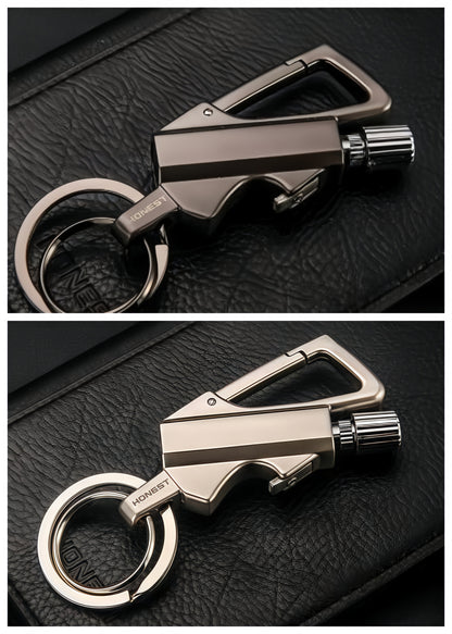 🔥LAST DAY Promotion - 🔥Permanent Match Infinity Lighter with Multitool Keychain Bottle Opener✨