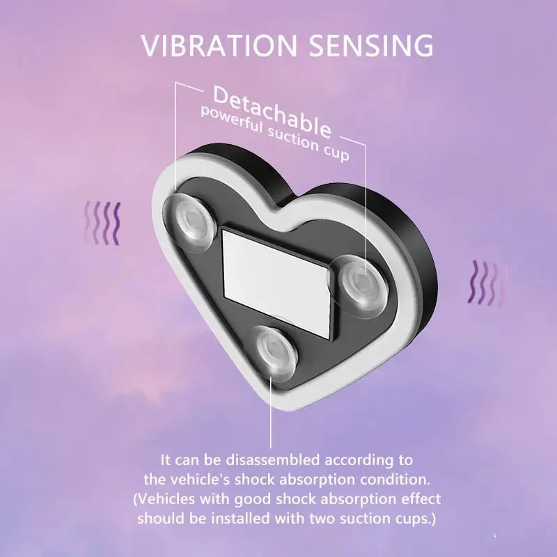 🔥Last Day 49% OFF - Solar Powered Wireless LED Heart Shape C-Pillar Neon Light