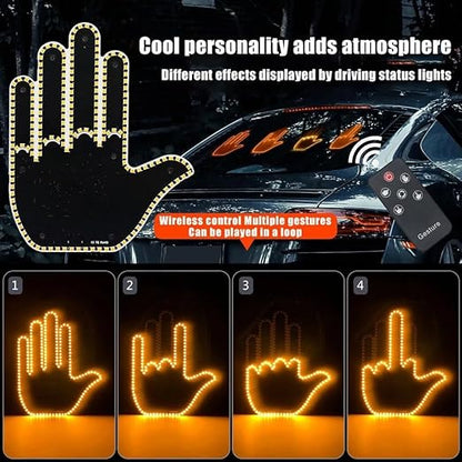 🔥Car Windshield Back Window Led Light Hand Gesture Lights