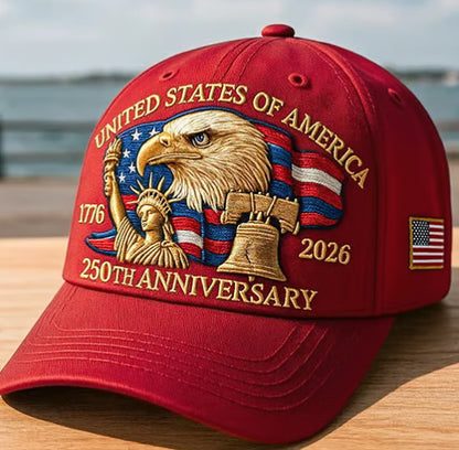 ✨Make America Great Again-Eagle & Liberty – United States 250th Anniversary Printed Hat