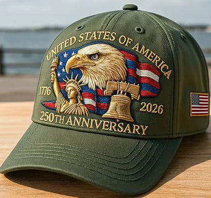 ✨Make America Great Again-Eagle & Liberty – United States 250th Anniversary Printed Hat