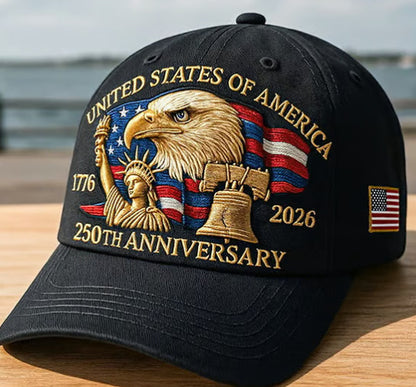 ✨Make America Great Again-Eagle & Liberty – United States 250th Anniversary Printed Hat