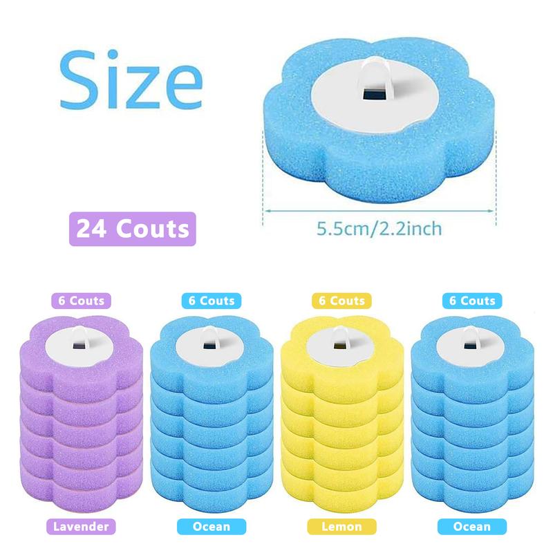 🚽✨Disposable Toilet Brush Set with 24 Cleaner Refills – Hygienic, Wall-Mounted Toilet Cleaning Kit