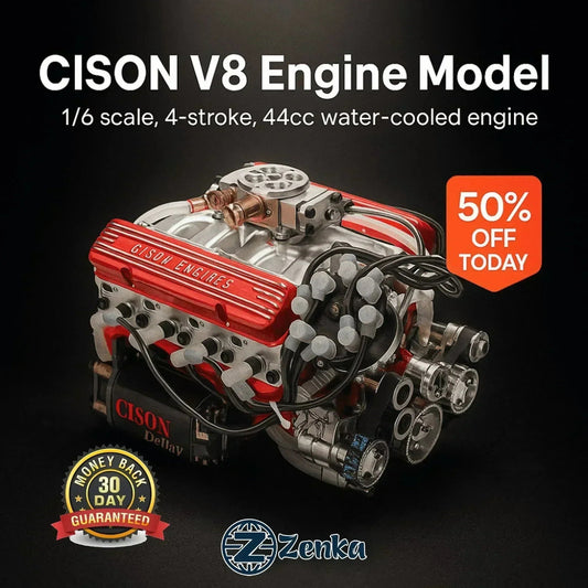 🎁 Warehouse Clearance🏆 10,000 Sold This Week 🔥Gasoline OHV V8 Small-block Engine Model Kits(The second item is 60% off.)