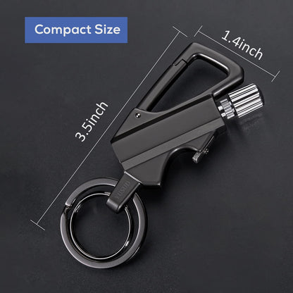🔥LAST DAY Promotion - 🔥Permanent Match Infinity Lighter with Multitool Keychain Bottle Opener✨