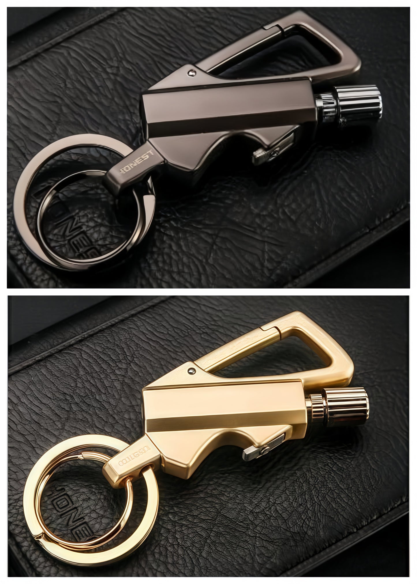 🔥LAST DAY Promotion - 🔥Permanent Match Infinity Lighter with Multitool Keychain Bottle Opener✨