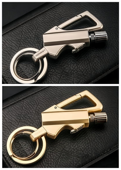 🔥LAST DAY Promotion - 🔥Permanent Match Infinity Lighter with Multitool Keychain Bottle Opener✨