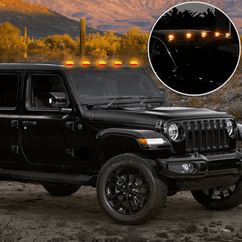 ☀️Solar Powered Cab Light-Solar charging